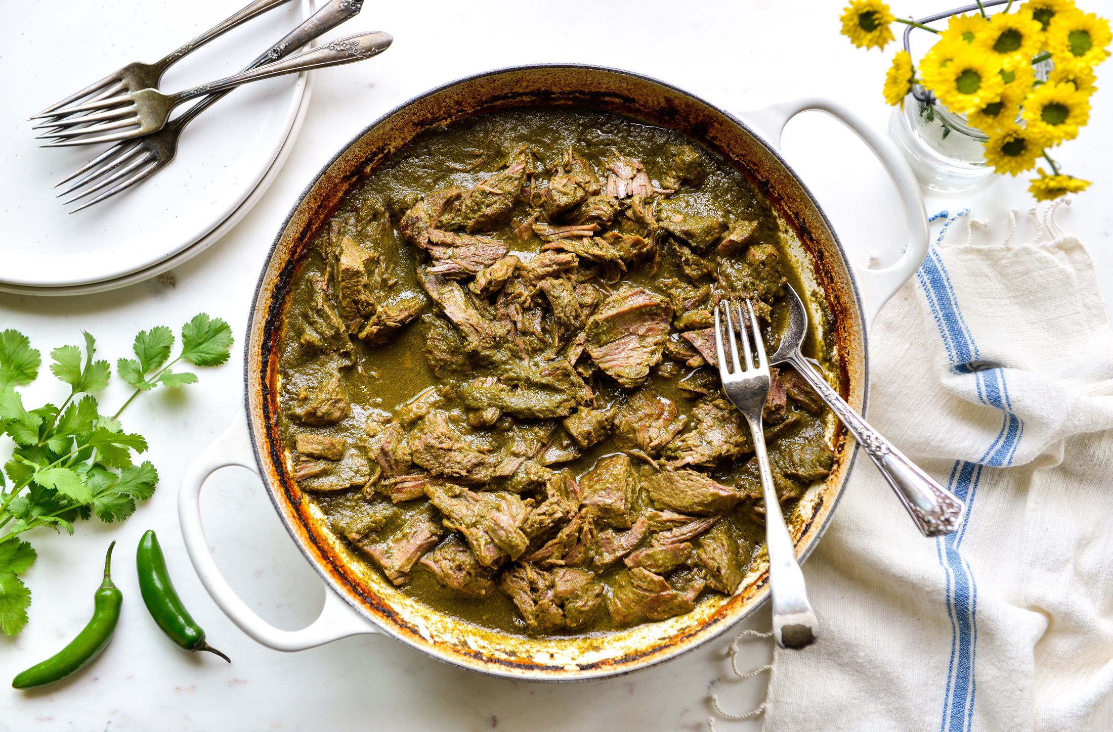 GREEN CHILI BRAISED BEEF-1